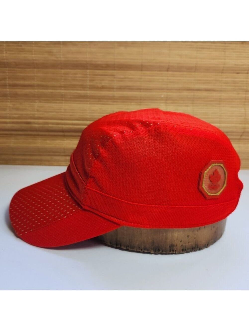 HBC Canada Olympic Hat Cap Red Mesh Adjustable Hudson Bay Company Vancouver 2010